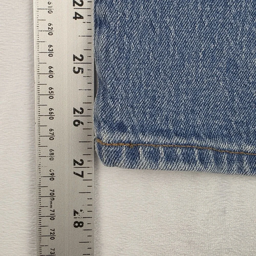 Madewell Jeans Womens Size 26P Petite 90s Straight Jean High Rise Blue Denim - Picture 11 of 11